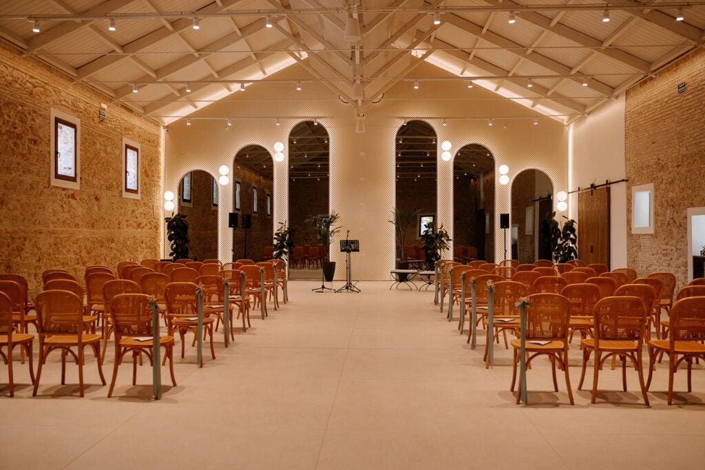 Fotos de boda ceremonia Finca del Canónigo Espacios en exclusiva Miguel Martí Gastronomía