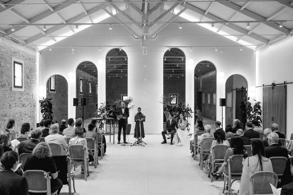 Fotos de boda ceremonia Finca del Canónigo Espacios en exclusiva Miguel Martí Gastronomía